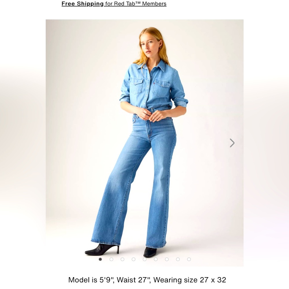 Levi’s Ribcage Bell Women’s Jeans Size 25